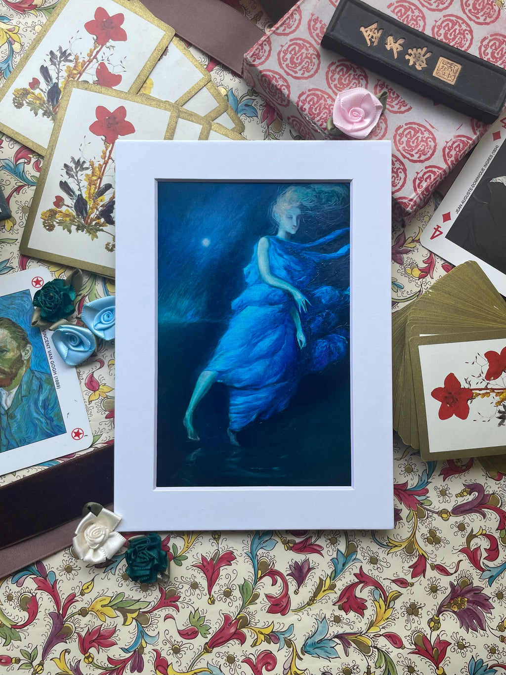 “Thetis” | 4” x 6” Print | Matte Framed | Signed and Stamped | (1 of 100 printed)